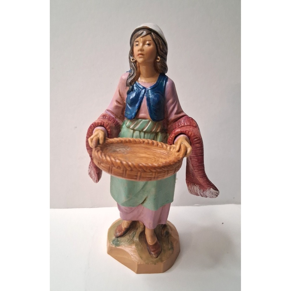 Fontanini Sharon Villager Signed Simonette 5" 1999 Depose Italy Nativity Rare
